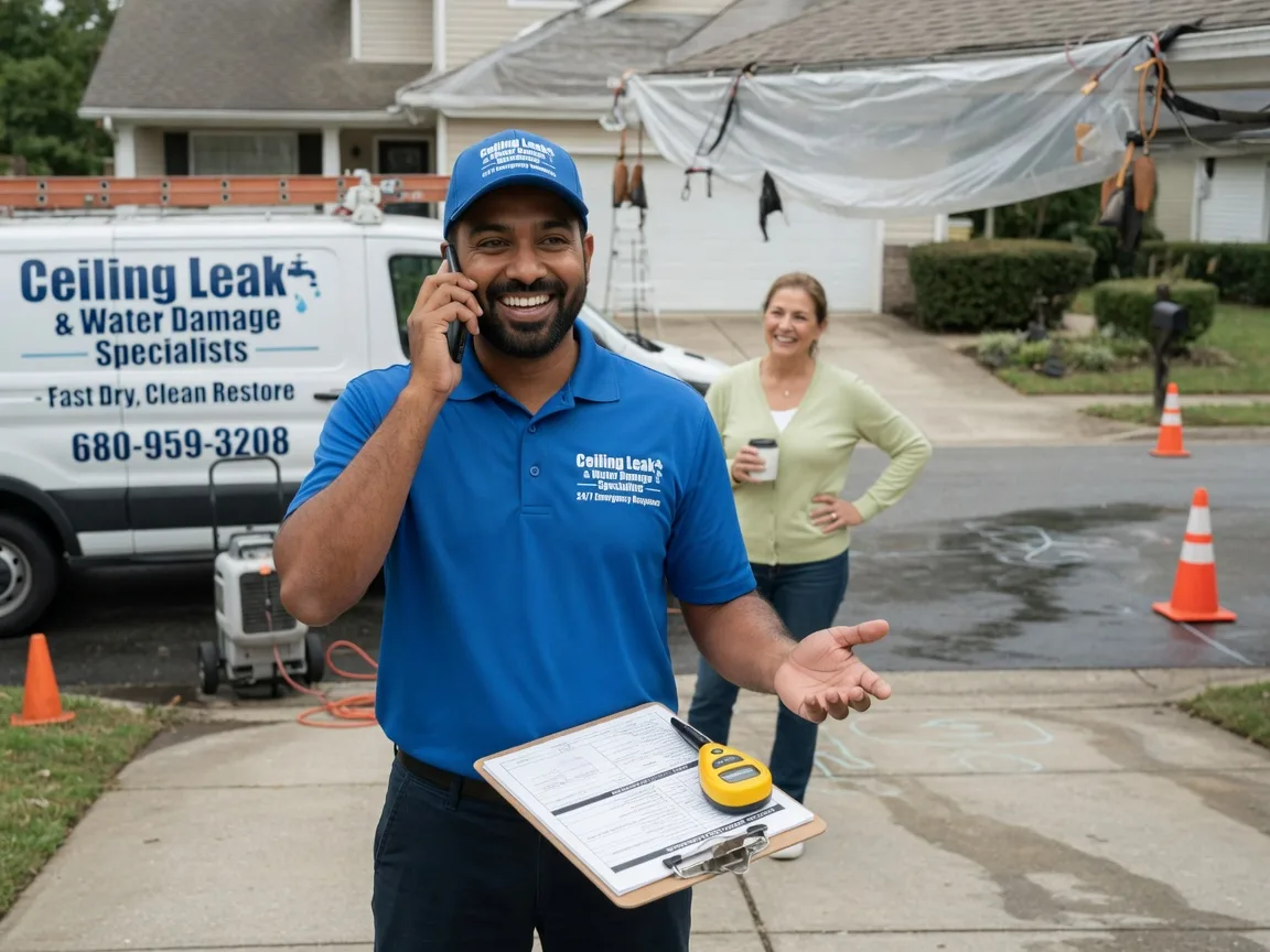 Ceiling Leak Cleanup Mcdowell, VA FAQs